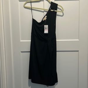 Brand NEW One Shoulder Michael Kors Black Dress